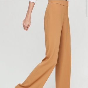 Babaton Lincoln trousers. High rise. Wide leg.